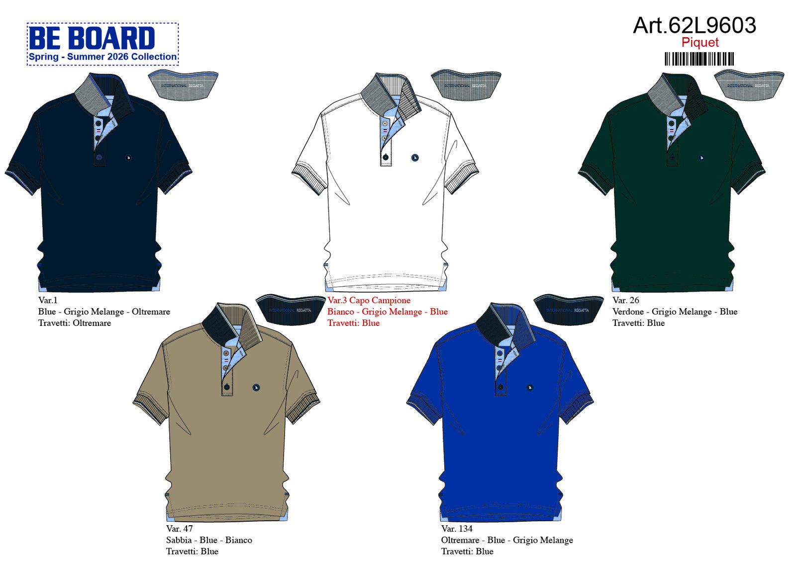 POLO UOMO M/M 62L9603 Tellini S.r.l. Ingrosso Abbigliamento